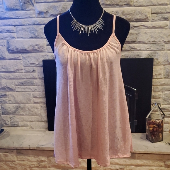 ninexis Pink Women's Spaghetti Strap Top. Size Small - Picture 1 of 4